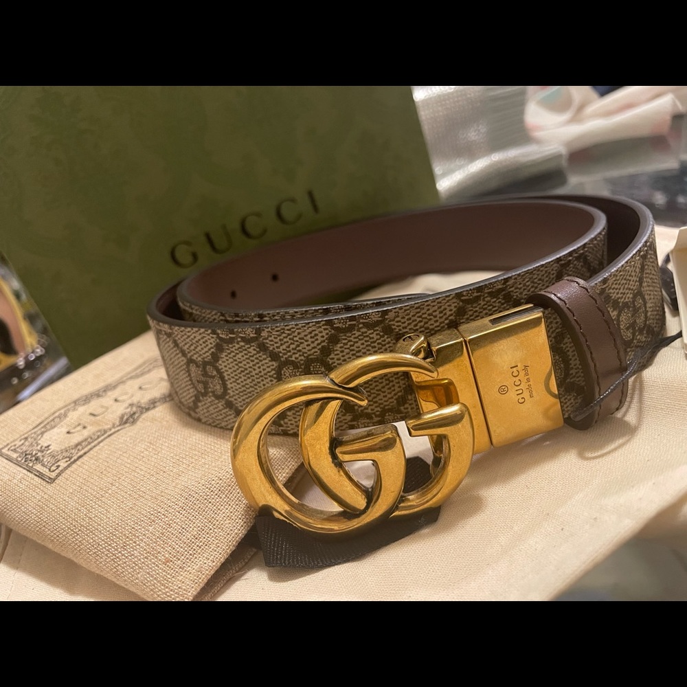 Gucci GG Marmont Reversible Belt